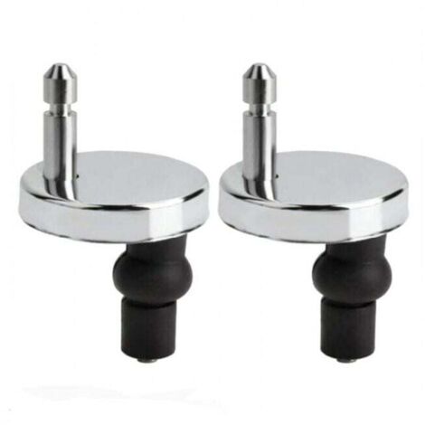 Paquete de fijaciones universales para asientos de inodoro, fijaciones para tapas de inodoro con bisagras, fijaciones para tapas de inodoro, adecuadas para todo tipo de estilos de inodoro, fáciles de