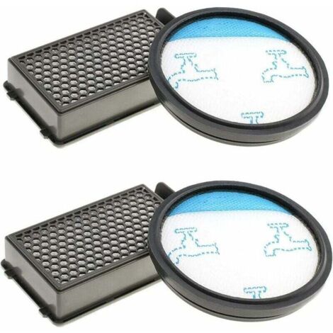 Juego de 2 filtros para aspiradoras Rowenta Compact Power Cyclonic como RO3731EA, RO3724EA, RO3753EA, RO3786EA, RO3798EA, RO3718EA, RP3721EA, filtro como ZR005901 (1/4)