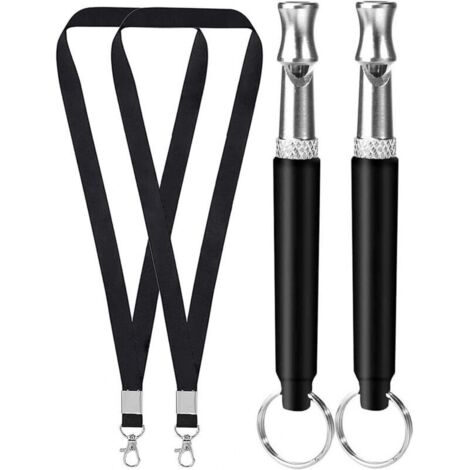 Paquete de 2 silbatos para perros, silbato ultrasónico para perros, recordatorio para perros, silbato anti-perros para un entrenamiento efectivo y una educación exitosa (1/4)