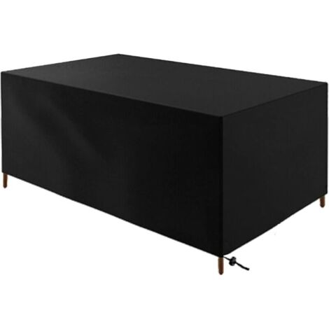 Funda protectora para mesa y silla - Resistente, tela Oxford 210D, impermeable, resistente al viento y a los rayos UV, para exteriores (170 x 94 x 70 cm) (1/4)