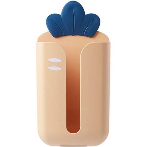 Portarrollos de papel higiénico, caja para papel higiénico, bonito soporte, porta rollos de pared, organizador de encimera, contenedor para cocina, baño y dormitorio (color: amarillo) (1/3)