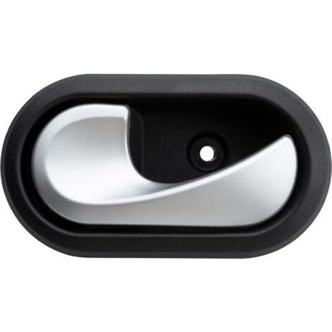 Manija interior de puerta izquierda del lado del conductor delantera o trasera para Dokker, Logan, Duster, Sandero, 826730336R, 8200733848 (plata mate). (1/4)