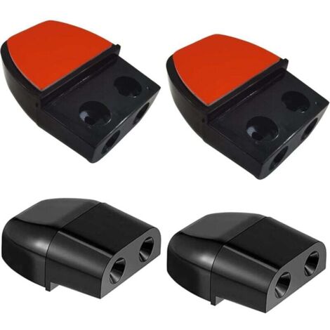 Silbato de ciervo, silbato de advertencia para animales salvajes, silbato de advertencia para ciervos para coche, camión y motocicleta (negro) (1/4)