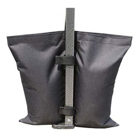 Pesas de arena de grado industrial, bolsas de pesas con dos bolsillos, pesas para patas para carpas de sombra, sombrillas, trampolines lastrados (1/4)
