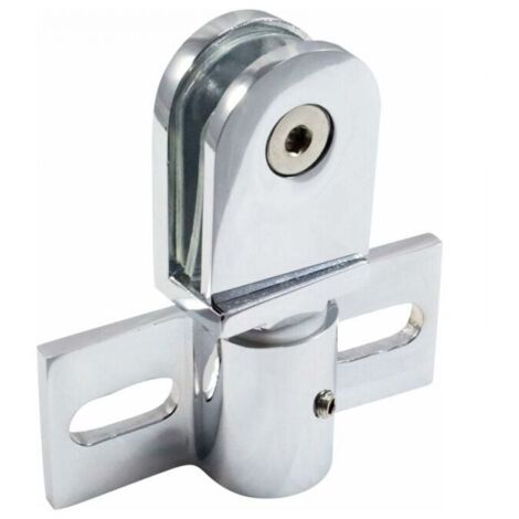 Bisagra pivotante para puerta de ducha de vidrio, acero inoxidable, mampara de ducha con bisagra (1/4)