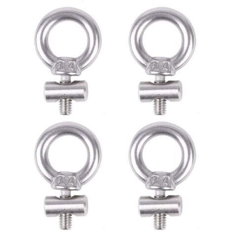 pernos de ojo de hombro, perno de ojo de acero inoxidable 304, perno de ojo de acero inoxidable de alta resistencia, anillo de suspensión fijo para pasamanos de toldo, anillo de riel deslizante redond