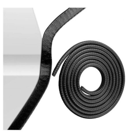 Tira de sellado de goma negra m para protección del borde de la puerta del coche (1/4)