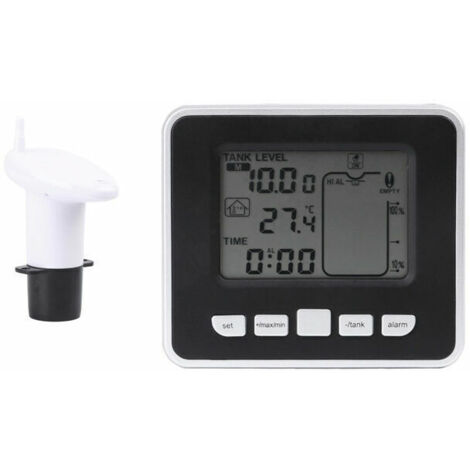 Sensor de nivel de agua Sensor ultrasónico de profundidad de líquido del tanque de agua con pantalla