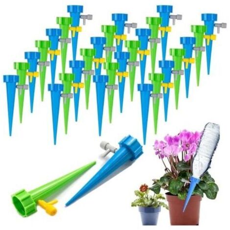 Kit de riego por goteo de 30 piezas, juego de riego por goteo, sistema de micro riego por goteo para jardín, sistema de riego automático de plantas para jardín, hogar, interior y exterior. (1/4)