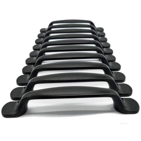Manijas de puerta para muebles de cocina, alacenas, cajones, muebles de dormitorio, distancia entre ejes de 96 mm, aluminio, 20 piezas (1/3)