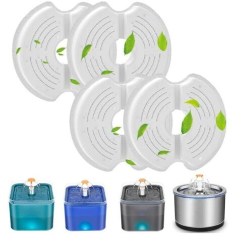 Filtro de repuesto para fuente de mascotas para fuente de gatos fabricado en acero inoxidable, filtro de carbón activado para fuente