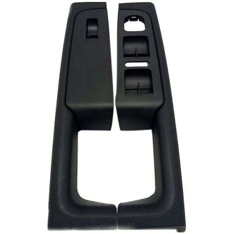 LaBlanc - Para Skoda Superb, manija de puerta, marco de reposabrazos de puerta izquierdo y derecho, negro (1/4)