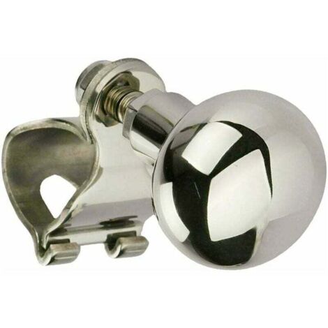 Bola de volante de coche, acero inoxidable, bola de volante de coche, pomo universal para volante de coche, empuñadura, bola de volante, pomo del volante, bola de control del volante de coche (1/4)