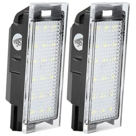 Juego de 2 luces de matrícula LED para Twingo/Clio/Megane/Lagane (1/4)