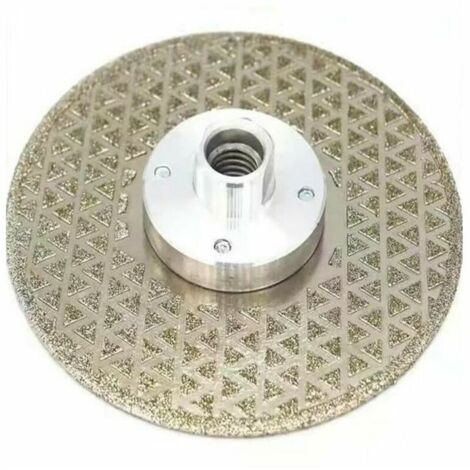 Disco de diamante de 125 mm, hoja galvanizada para cortar y alisar baldosas de piedra, granito y mármol. (1/4)