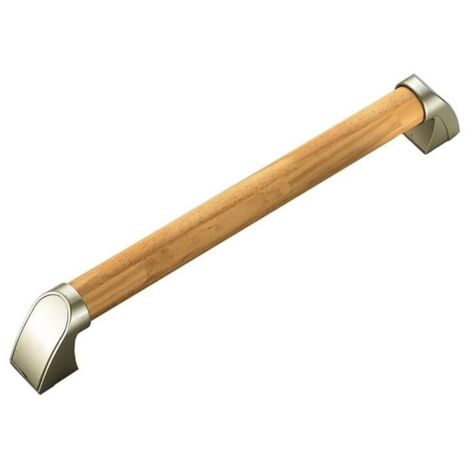 Barra de apoyo de madera para baño, asidero de ducha/bañera para discapacitados y personas mayores, barras de apoyo de seguridad impermeables y antideslizantes para escaleras y pasillos, 30 cm …… (1/4)