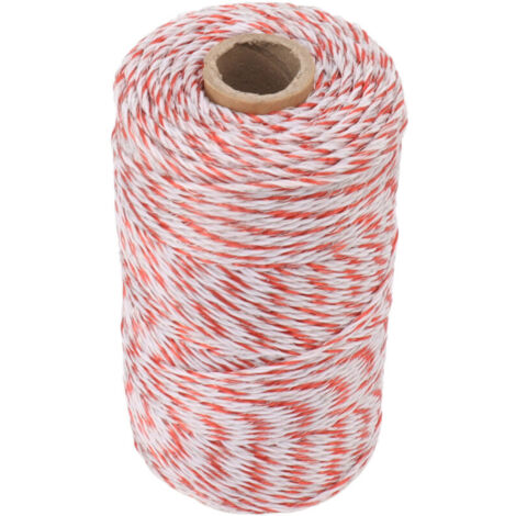 Cable de cerca eléctrica de polialambre, alta conductividad, resistente a la corrosión, alambre de acero inoxidable para granjas y ranchos. (1/3)