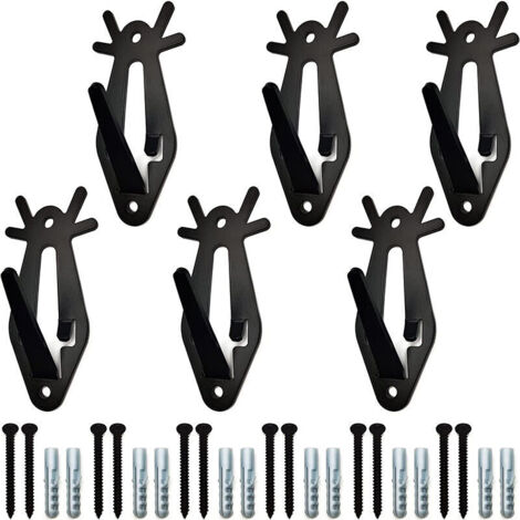 Soporte de montaje para cráneo, soporte de pared para cráneo de ciervo para colgar cabezas de ciervo, berrendos y otros cráneos pequeños, soporte de montaje para cráneo de ciervo (1/4)