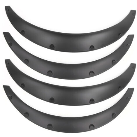 Juego de 4 guardabarros universales y flexibles para vehículos todoterreno, protección de pasos de rueda. (1/3)