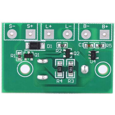 Módulo controlador de lámpara solar, placa de circuito de control de batería de litio de 3,7 V con interruptor para placa de circuito de luz, función de 3 velocidades (1/4)