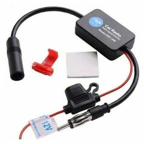 Amplificador de señal de radio para coche, amplificador estéreo de 12V