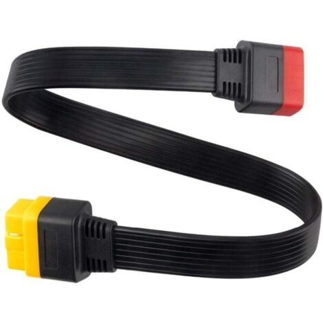 Cable de extensión OBD2 AIPERQ de nueva calidad para Launch X431 ThinkDiag/Easydiag OBD2, adaptador macho a hembra de 16 pines, conector OBDII, accesorios para coche, repuestos (color: cable de 60 cm) (1/4)