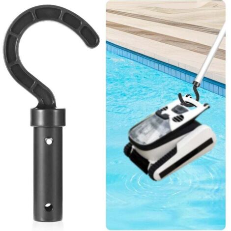 Gancho para robot limpiador de piscinas, accesorios para aspiradora de piscinas Gancho para robot limpiador de piscinas inalámbrico se fija a postes telescópicos (1/4)