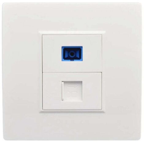 Interfaz de fibra óptica SC AIPERQ, toma de pared, panel de conectores de red RJ45, tipo Connecto1