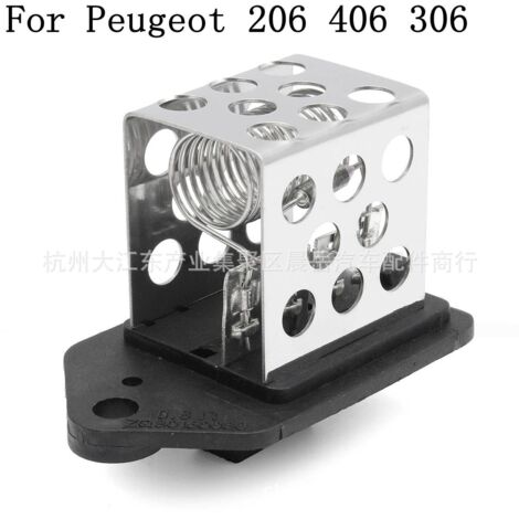 Resistencia de ventilador de 3 pines para Peugeot 206 307/Citroën C2 C3, negra 1267E3 (1/3)