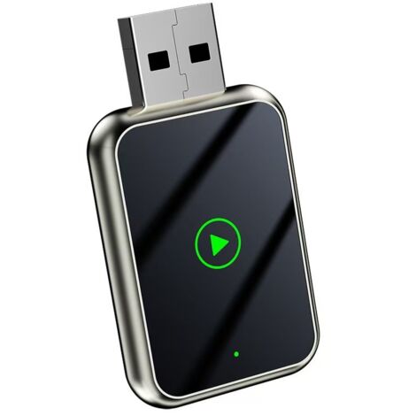 Adaptador inalámbrico para CarPlay, Bluetooth 5.3, USB tipo C para Apple CarPlay y Android Auto, Plug and Play, WiFi 2.4/5G (1/4)