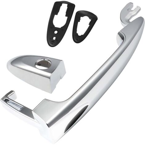 Manija de puerta exterior para Lancia Ypsilon Destra 2003-2011 Delantera Izquierda 735409026 735409024 Brillante