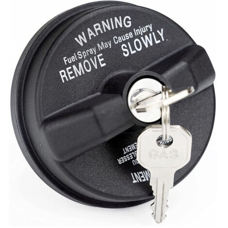 Tapa de combustible con cerradura, reemplazo de tapa de combustible con cerradura 05278655AB, compatible con Jeep Wrangler/Cherokee/Liberty/Grand Cherokee (1/4)