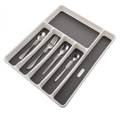 Cubertero para cajón, con 6 compartimentos, inserto de cubiertos para cocinas