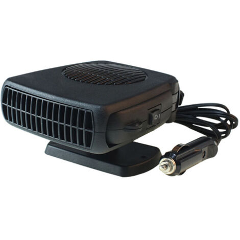 Calentador de coche de 150 W y 12 V: Calentador de coche portátil de 12 V con ventilador, desempañador y temporizador, calentador de parabrisas para camping, autocaravanas y vehículos. (1/4)