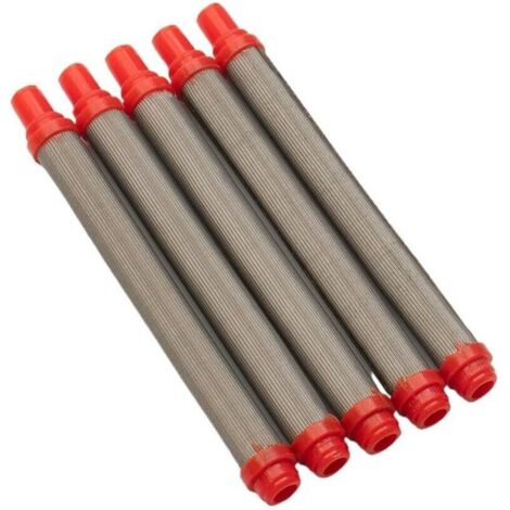 Paquete de 5 filtros de pintura sin aire de acero inoxidable de malla 200 para pistola de pintura sin aire Wagner (1/4)