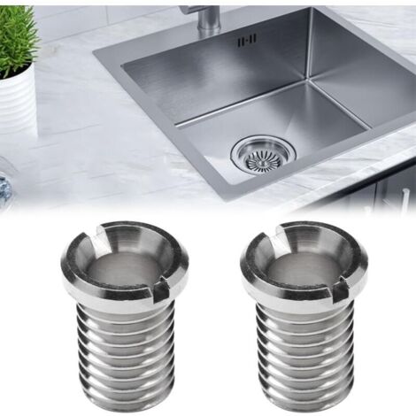 tornillos para cesta de fregadero, tornillos huecos para fregadero, tornillos para colador, tornillos para colador de acero inoxidable, tornillos huecos para cesta de colador, válvulas par