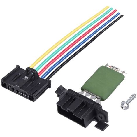 77364061 Resistencia calefactora + conector de cableado para Big Point Evo Line Double Ducato Fiorino Qubo Corsa D Adam Romeo Mito (1/4)