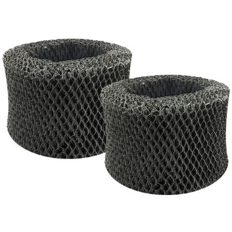 Paquete de 2 filtros para humidificador FY2401 FY2401/10, compatibles con Philips HU4801, HU4802, HU4803, HU4811, HU4813, de repuesto, color negro. (1/4)