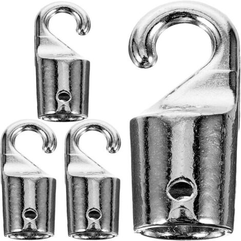 4 mini ganchos para persianas, tapas de extremo, ganchos para persianas, punta de varilla de inclinación para persianas verticales, piezas de repuesto para persianas de puerta. (1/4)