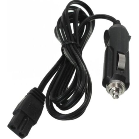 Refrigerador de coche de 12 V CC - Alimentación para encendedor - Cable de alimentación de 2 m - Toma de fusibles (12 V, negro) (1/4)