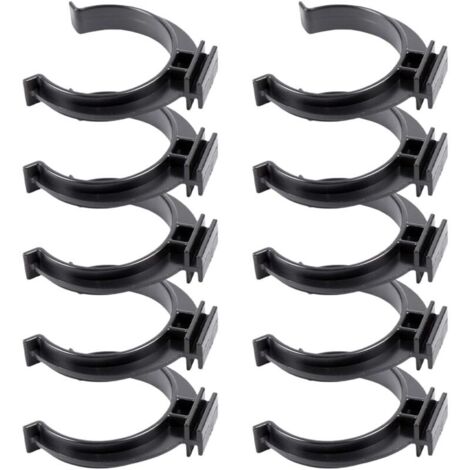 10 clips para rodapiés, clips para rodapiés, clips para rodapiés de cocina, clips para rodapiés, clips para paneles de baño, clips para rodapiés de cocina, sujetadores, negros