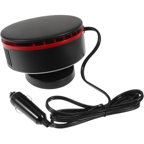 Calefactor para coche con descongelador, calefactor eléctrico portátil de 12 V para parabrisas de vehículos, accesorio para encendedor de cigarrillos (1/4)
