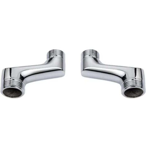 Accesorio excéntrico Ahlsen para grifos mezcladores de baño y ducha, reductor de codo de latón, brazo giratorio ajustable, accesorio excéntrico de 1/2" a 3/4", accesorio excéntrico para inodoro