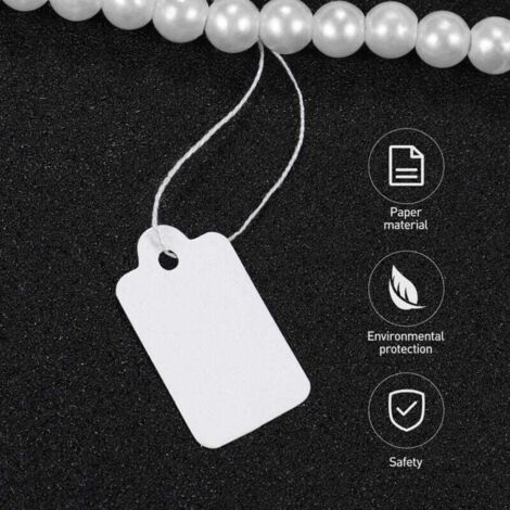 200 Etiquetas Colgantes Personalizadas, Personaliza Tu Logotipo Con Foto Y Texto, Etiquetas De