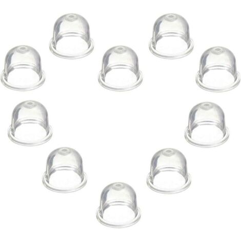 Paquete de 10 bombas de cebado 18812 18814 para bordeadora de motosierra Walbro ECHO 123181140630 1238140650 Homelite 01201 UP04802 McCulloch 22583400 4133 121 2700 (1/4)