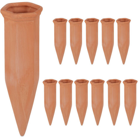 12 boquillas de riego cónicas compatibles con botellas de 1,5 L, macetas de terracota y jardineras. (1/4)