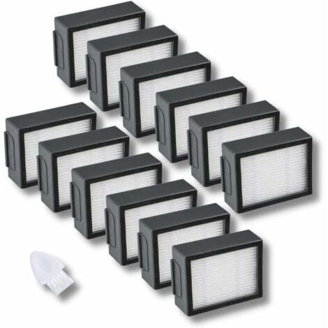 Paquete de 12 filtros de repuesto para iRobot Roomba i y e i1 i3 i4 i6 i7 i8 e5 e6+ J7 (no para J7+) Piezas de repuesto para aspiradoras Accesorios (1/4)