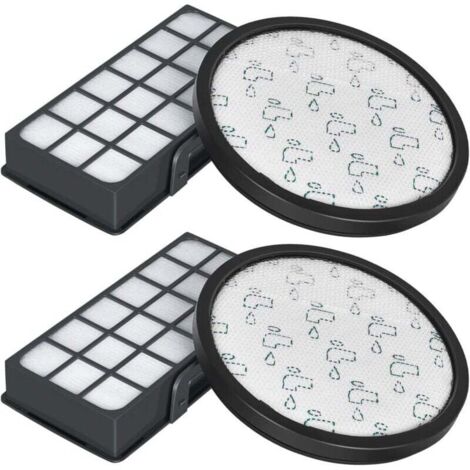 Filtros HEPA para aspiradoras Rowenta X-Trem Power Cyclonic RO6984EA RO6941EA RO6963EA RO6921EA RO6971EA RO6993EA (modelo RO69XX), accesorios de repuesto ZR006001 (paquete de 2) (1/4)
