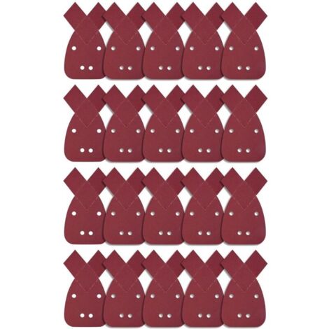 20 hojas abrasivas triangulares de grano 180 para lijadora de mano Black & Decker Detail. (1/4)