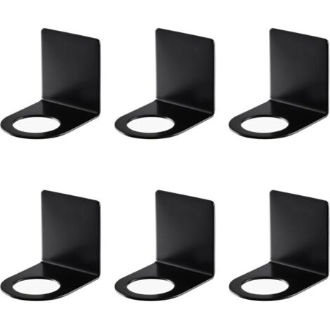 soportes de pared para bomba manual, 27/3,3 mm, dispensador de jabón con gancho, soporte de pared de acero inoxidable para champú, cocina y baño. (1/4)